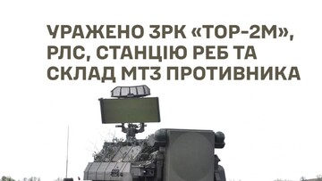 У російських окупантів уражено системи ППО