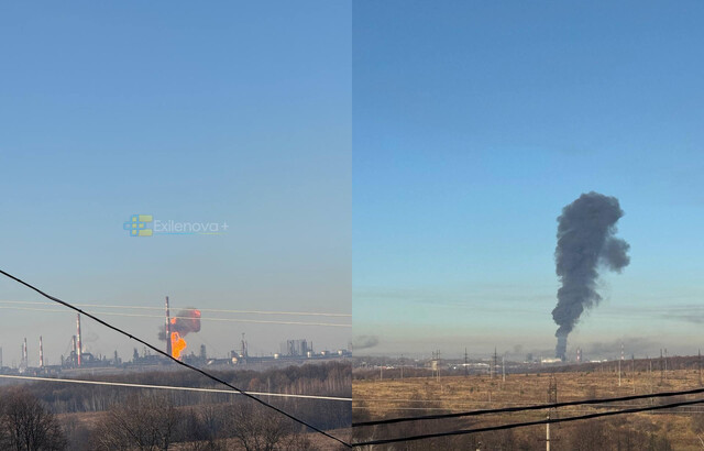 На росії знову уражено великий НПЗ в Уфі